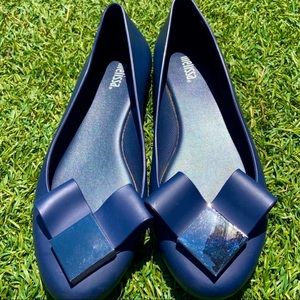 Melissa blue flats